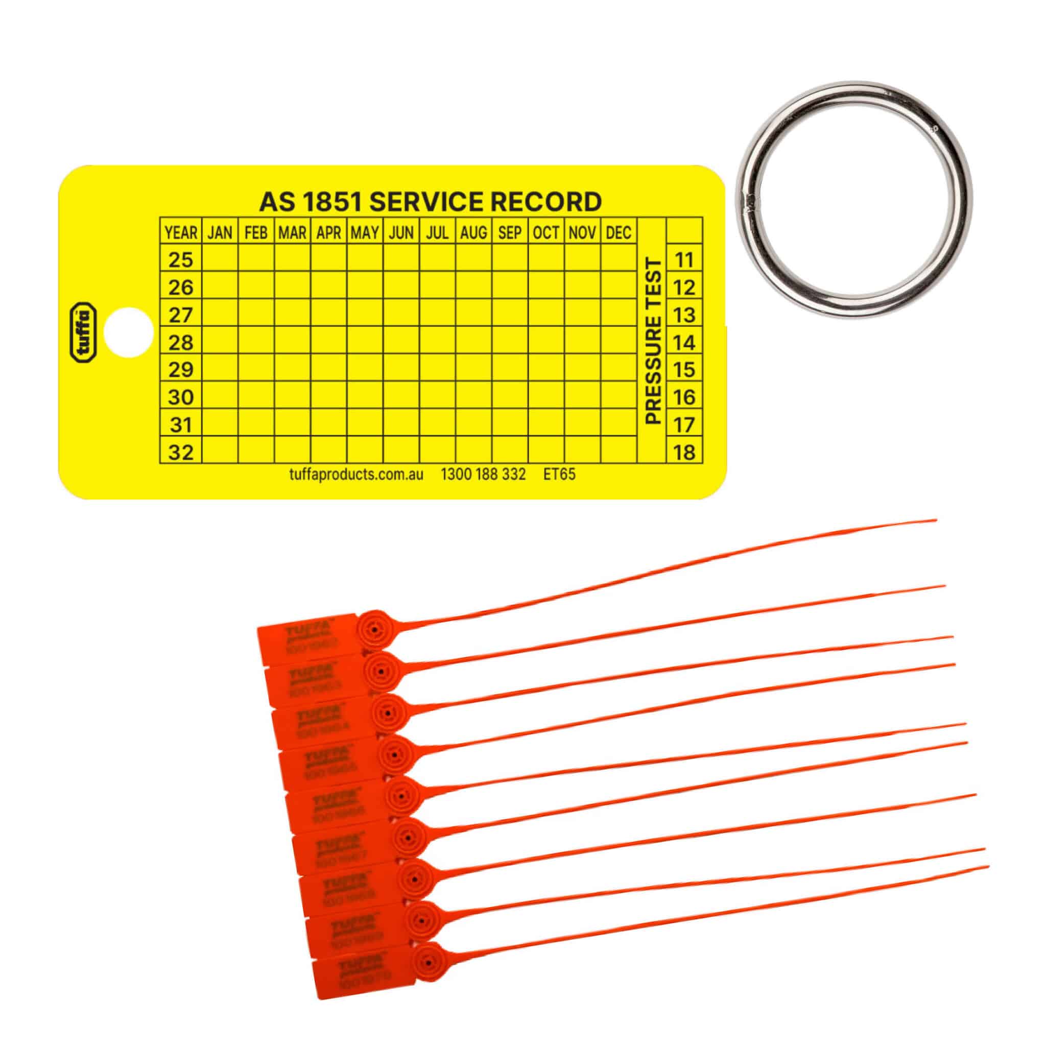 Tuffa Fire Extinguisher Service Maintenance Kit (packs of 25)
