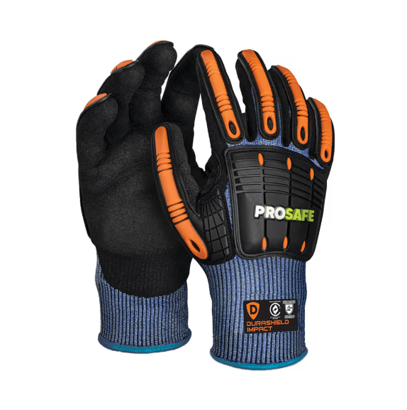 PROSAFE Durashield Impact Protection Cut D Nitrile Palm Glove